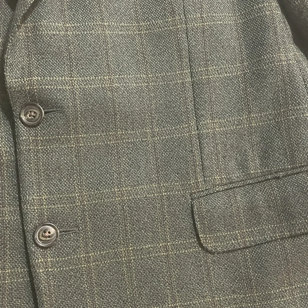 ERMENEGILDO ZEGNA Todd's Blazer Wool‎ Cashmere Men's EU54R US44R Check Academia